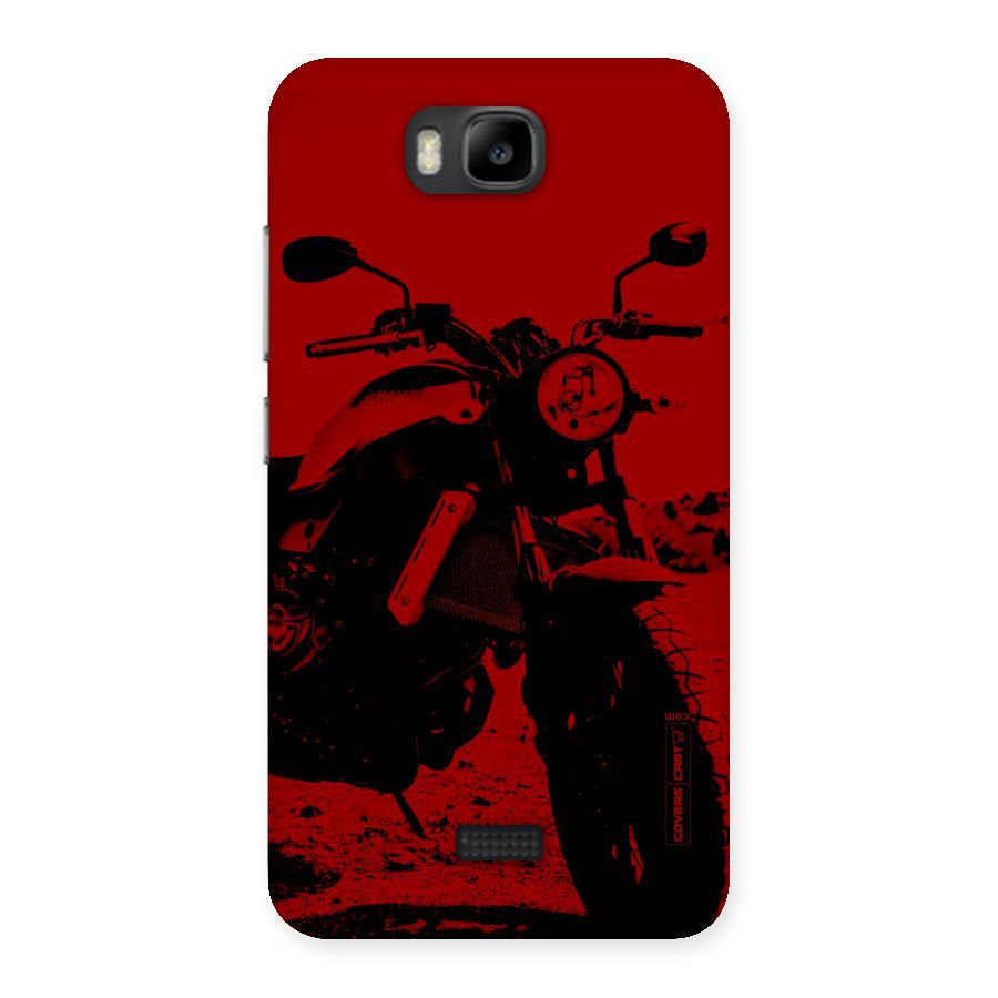 Stylish Ride Red Back Case for Honor Bee