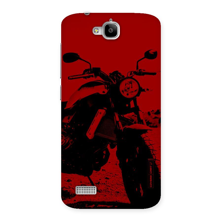 Stylish Ride Red Back Case for Honor Holly