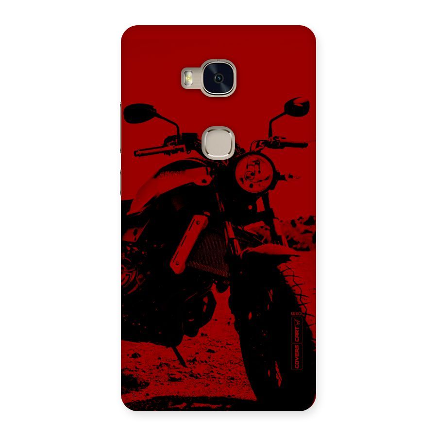 Stylish Ride Red Back Case for Huawei Honor 5X