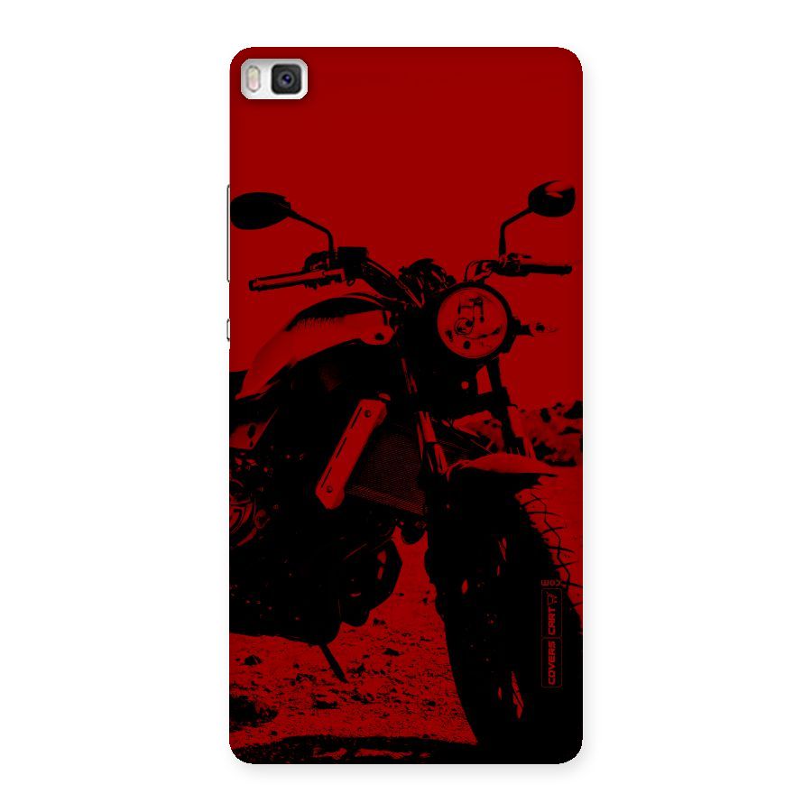 Stylish Ride Red Back Case for Huawei P8