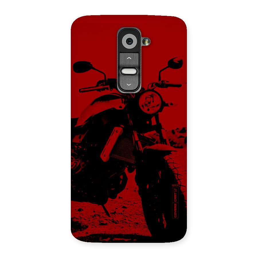 Stylish Ride Red Back Case for LG G2