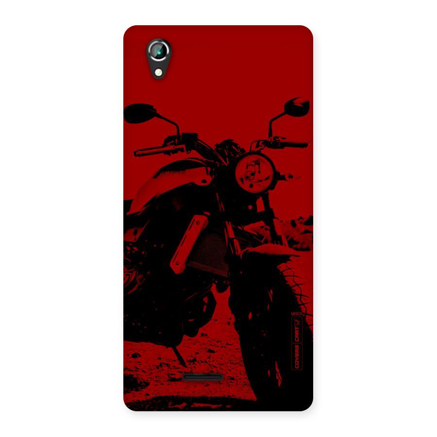 Stylish Ride Red Back Case for Lava Iris 800