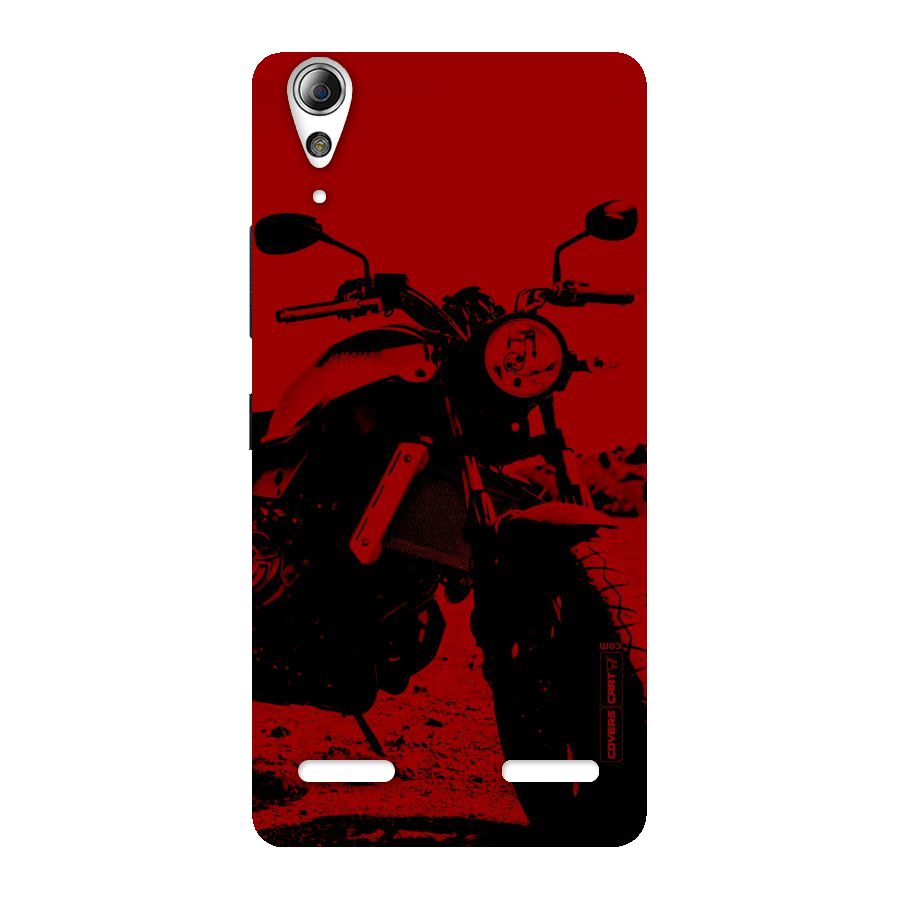 Stylish Ride Red Back Case for Lenovo A6000 Plus