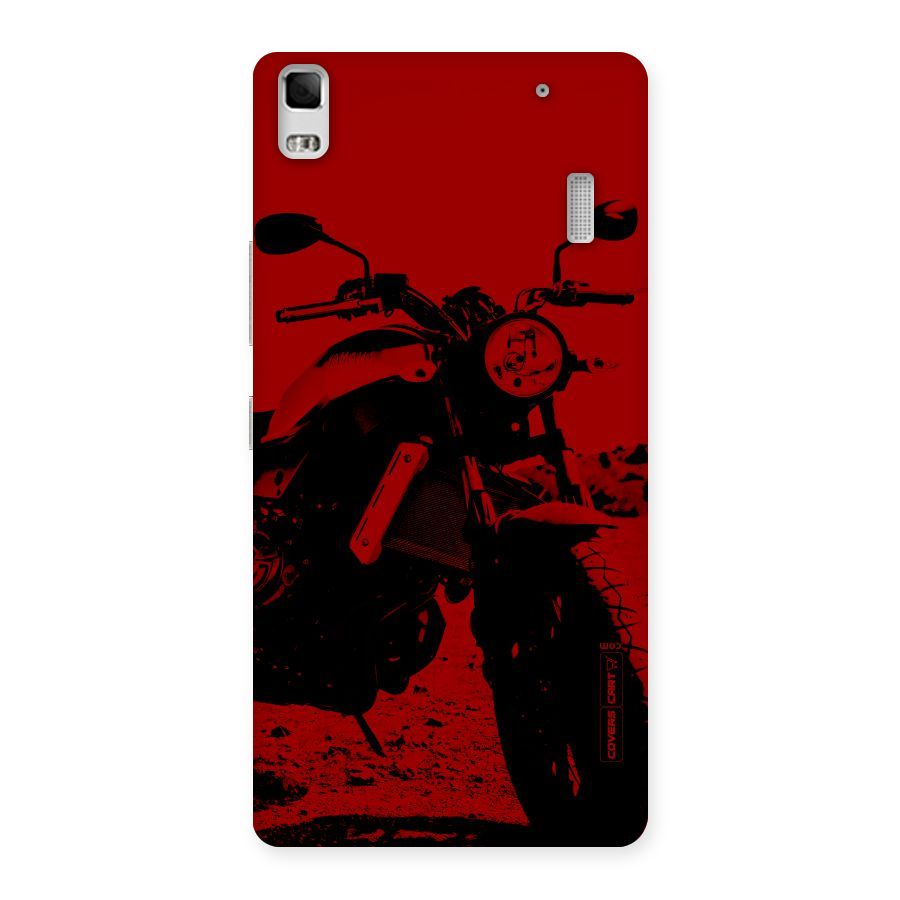 Stylish Ride Red Back Case for Lenovo A7000