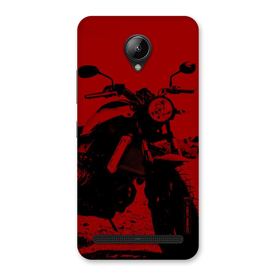 Stylish Ride Red Back Case for Lenovo C2
