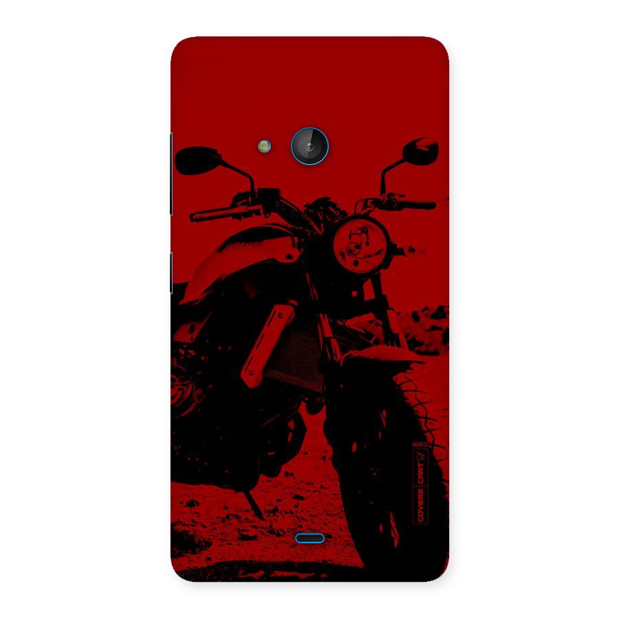 Stylish Ride Red Back Case for Lumia 540