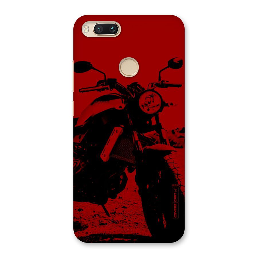 Stylish Ride Red Back Case for Mi A1