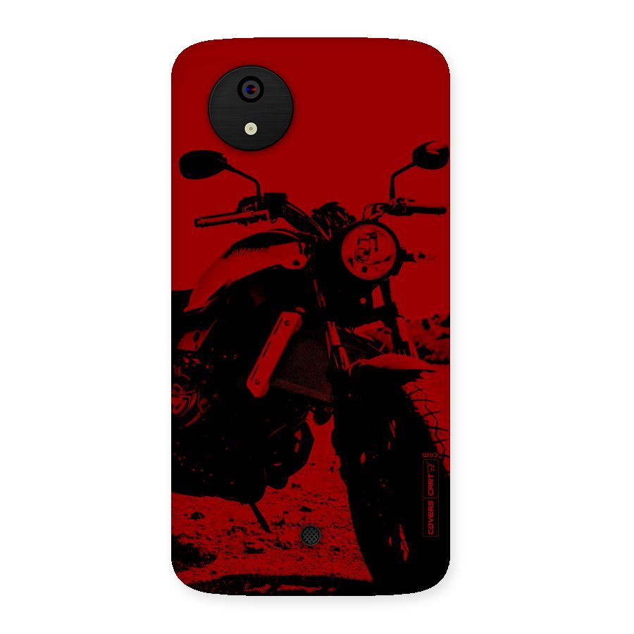Stylish Ride Red Back Case for Micromax Canvas A1