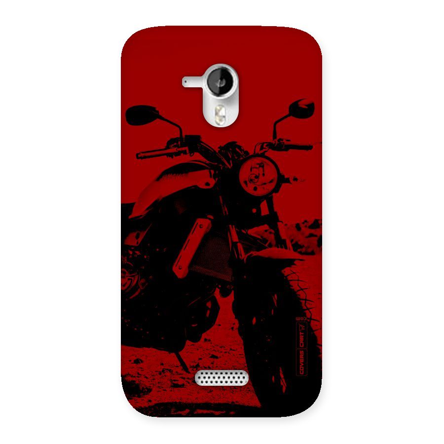 Stylish Ride Red Back Case for Micromax Canvas HD A116