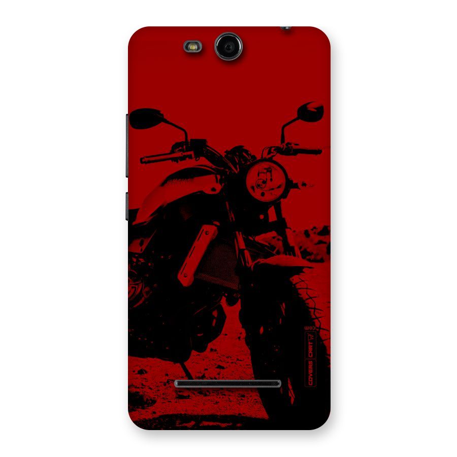 Stylish Ride Red Back Case for Micromax Canvas Juice 3 Q392