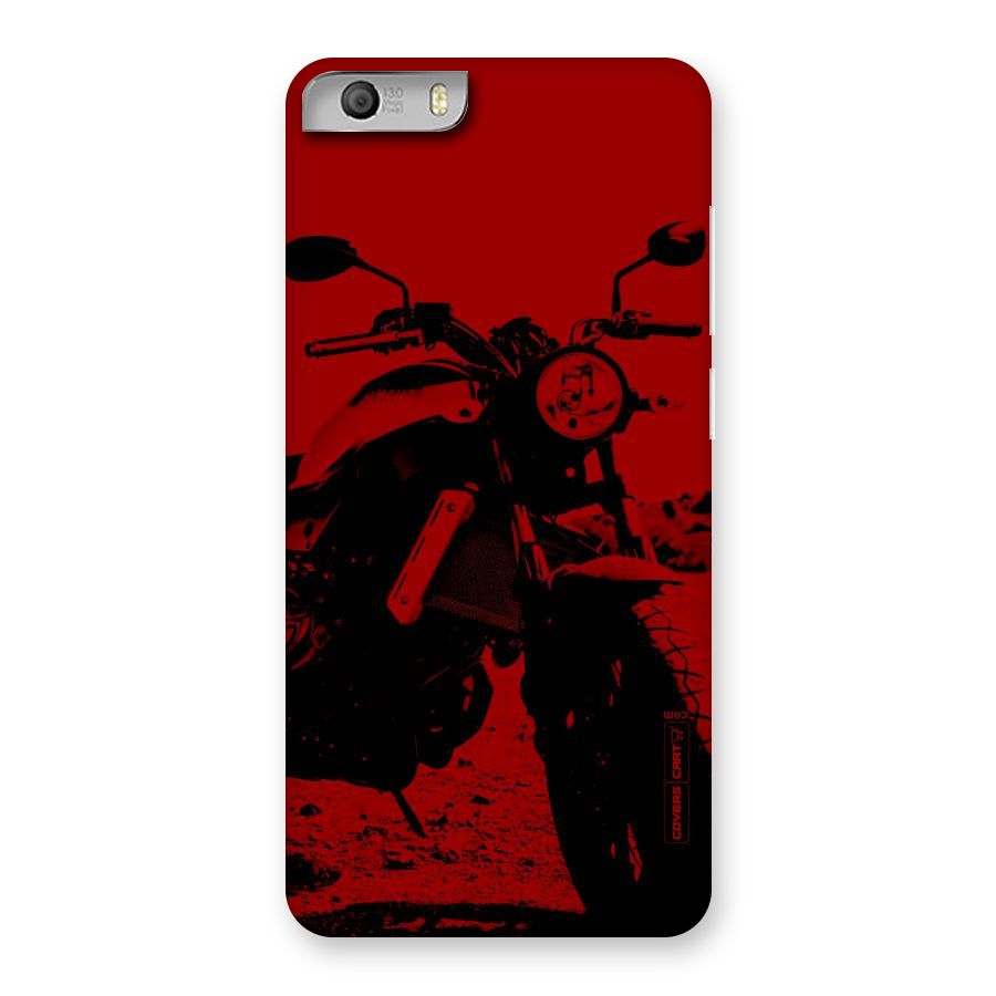 Stylish Ride Red Back Case for Micromax Canvas Knight 2