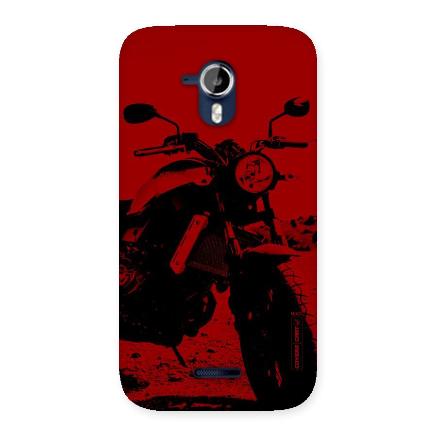 Stylish Ride Red Back Case for Micromax Canvas Magnus A117