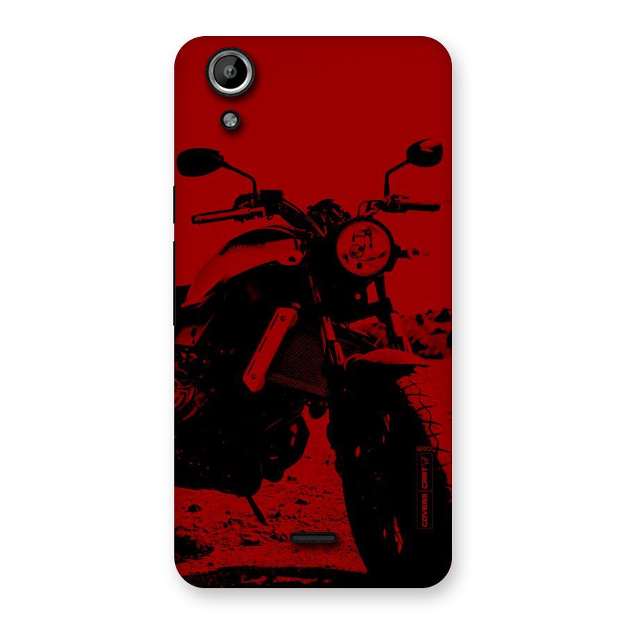Stylish Ride Red Back Case for Micromax Canvas Selfie Lens Q345
