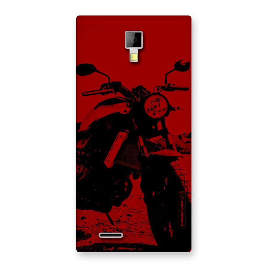 Stylish Ride Red Back Case for Micromax Canvas Xpress A99
