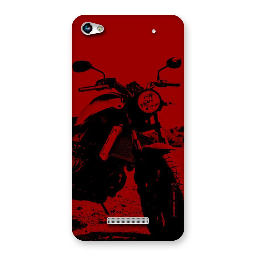 Stylish Ride Red Back Case for Micromax Hue 2