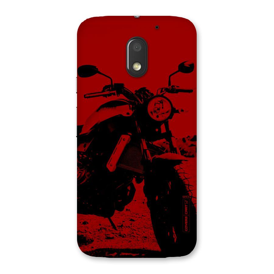 Stylish Ride Red Back Case for Moto E3 Power