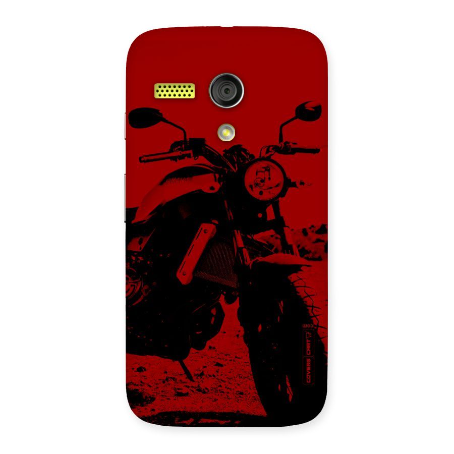 Stylish Ride Red Back Case for Moto G