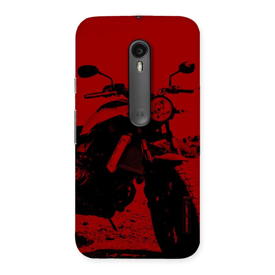 Stylish Ride Red Back Case for Moto G3