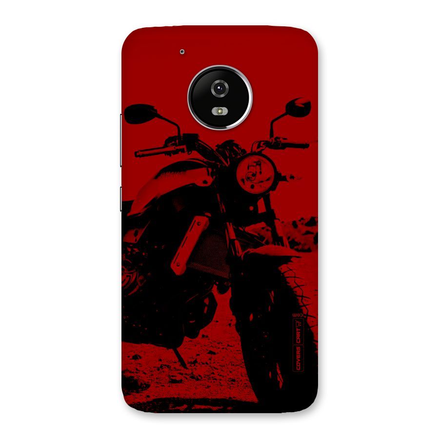 Stylish Ride Red Back Case for Moto G5