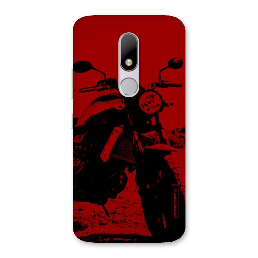 Stylish Ride Red Back Case for Moto M