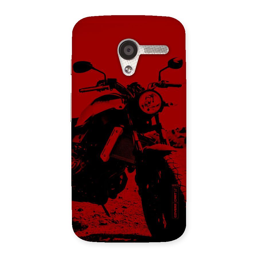 Stylish Ride Red Back Case for Moto X