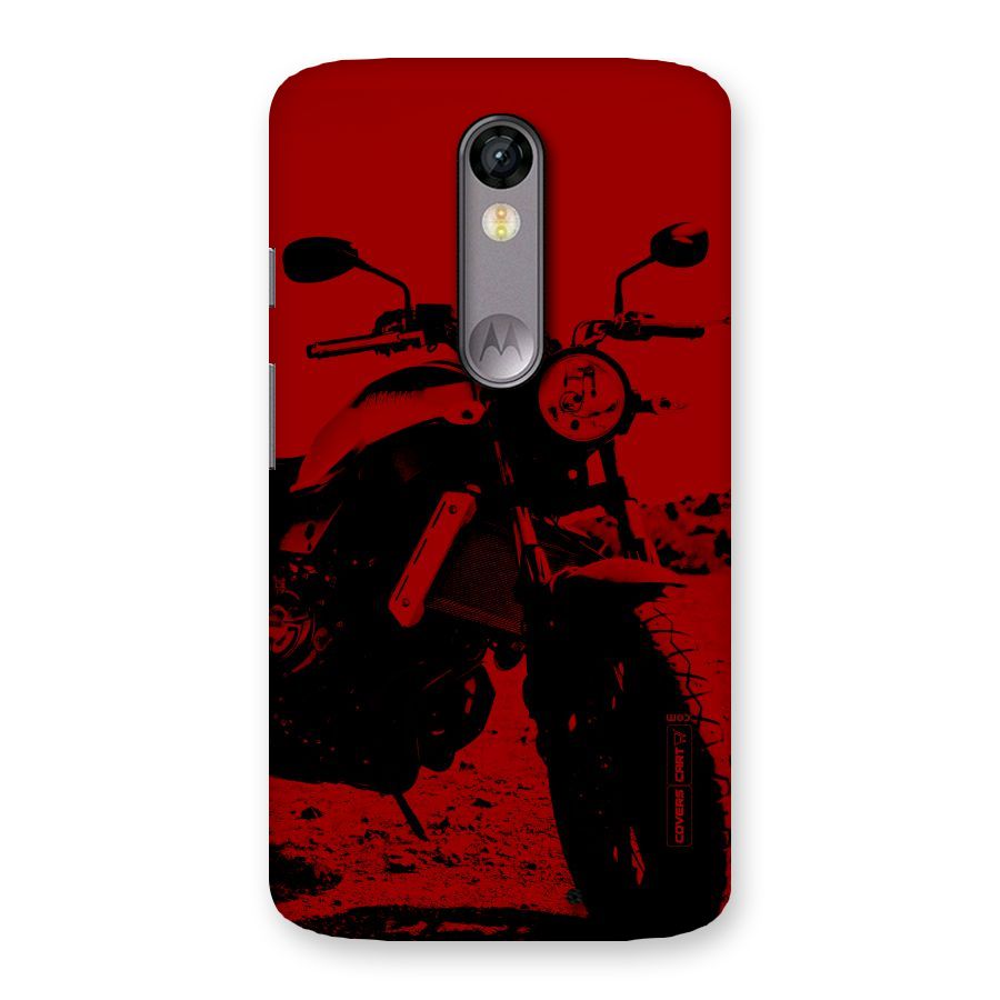 Stylish Ride Red Back Case for Moto X Force