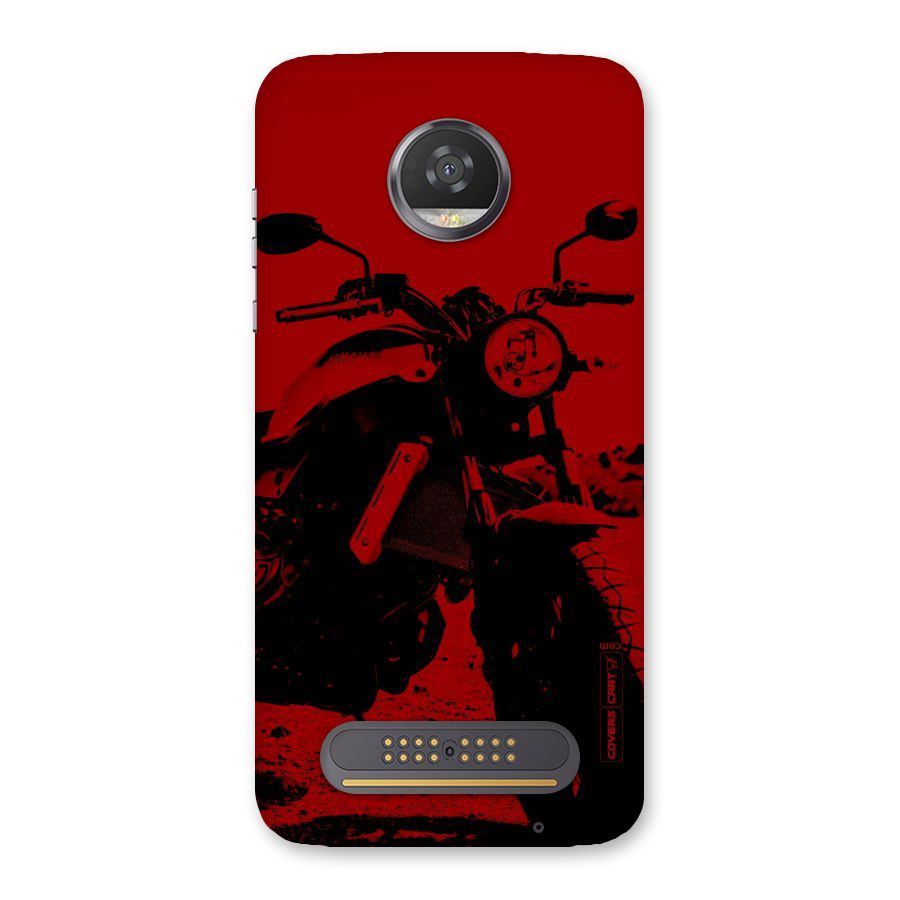 Stylish Ride Red Back Case for Moto Z2 Play