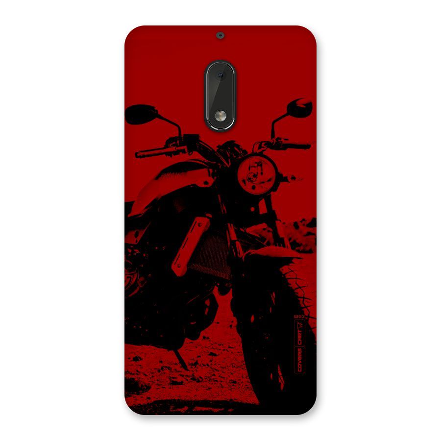 Stylish Ride Red Back Case for Nokia 6