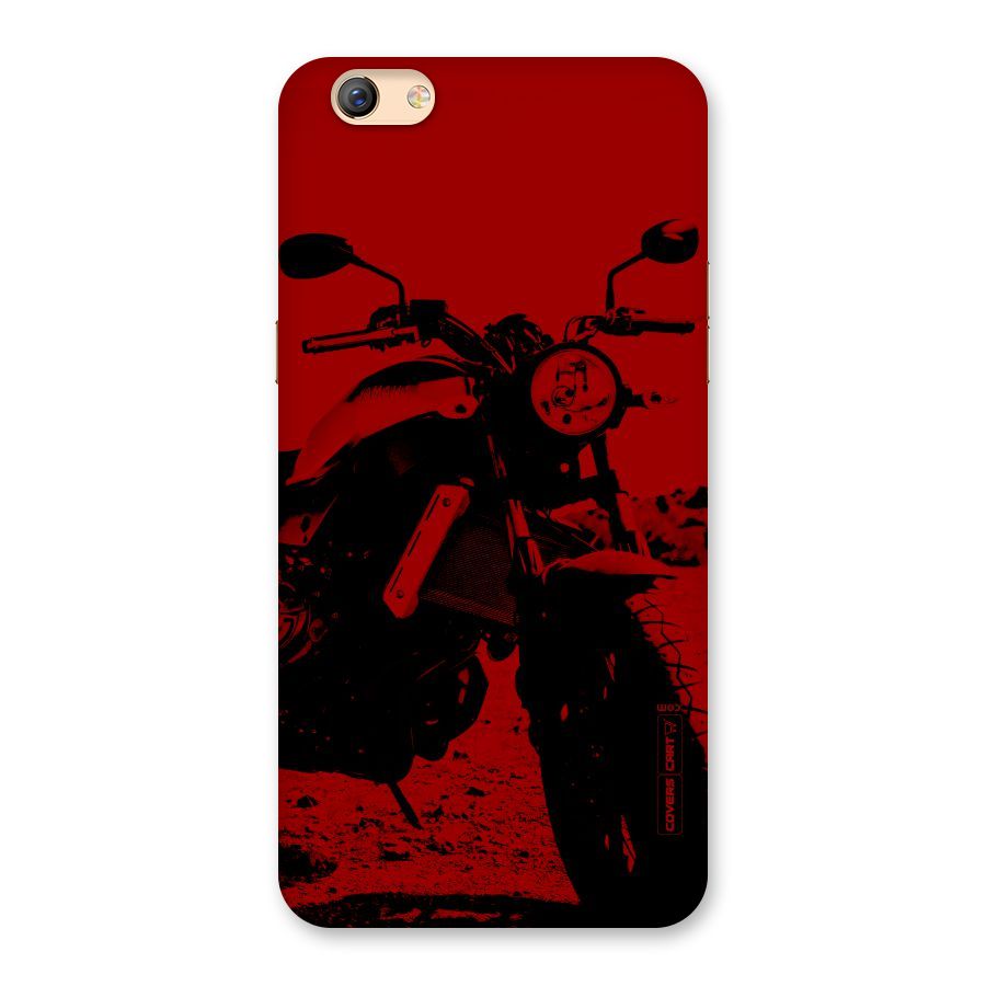 Stylish Ride Red Back Case for Oppo F3 Plus