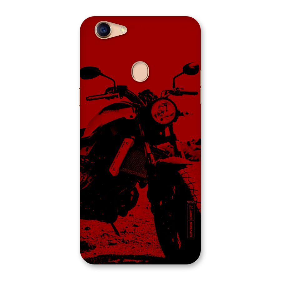 Stylish Ride Red Back Case for Oppo F5
