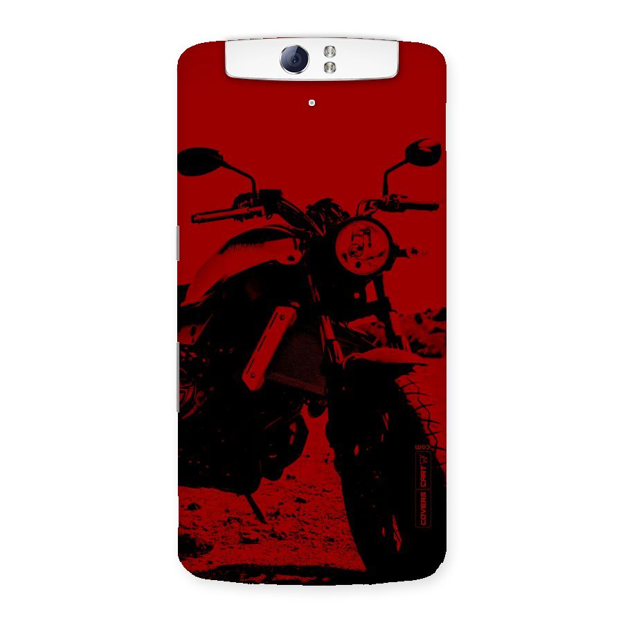 Stylish Ride Red Back Case for Oppo N1