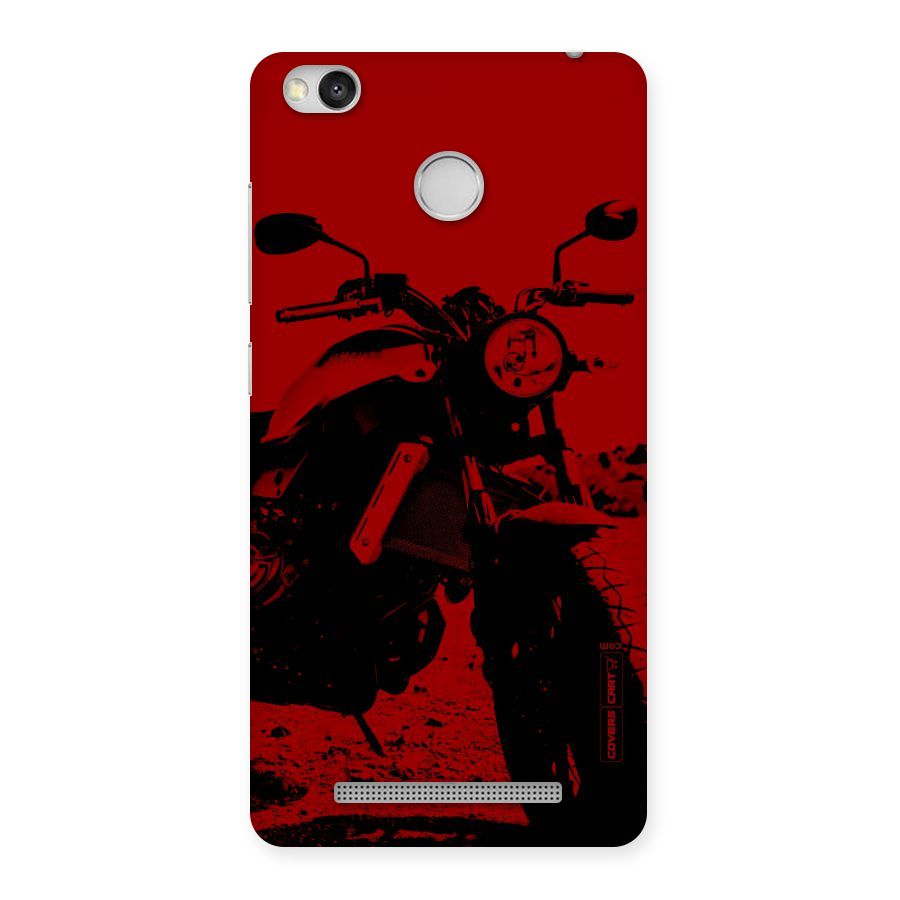 Stylish Ride Red Back Case for Redmi 3S Prime