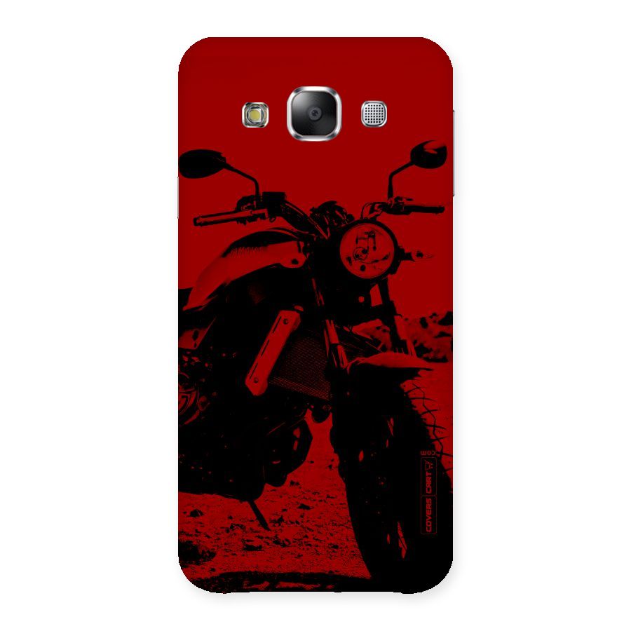 Stylish Ride Red Back Case for Samsung Galaxy E5