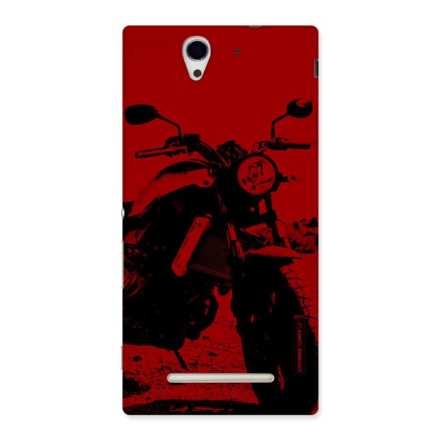 Stylish Ride Red Back Case for Sony Xperia C3