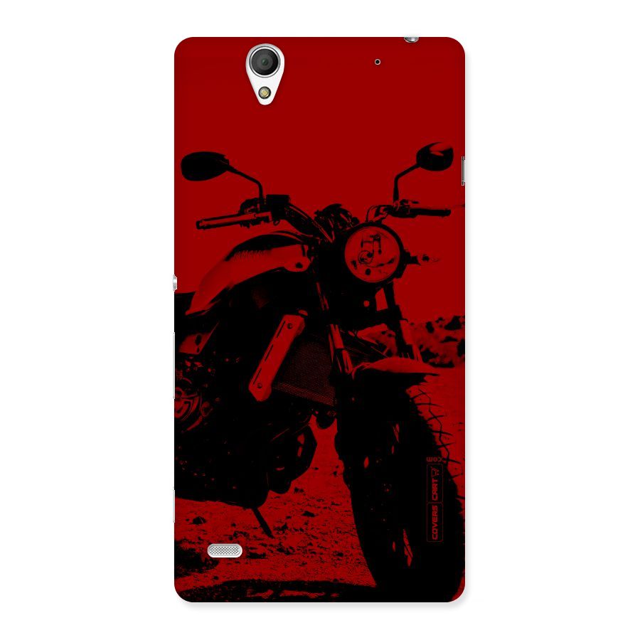 Stylish Ride Red Back Case for Sony Xperia C4
