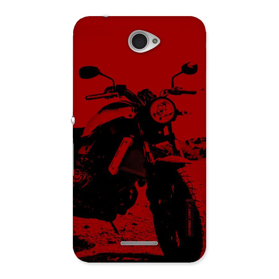 Stylish Ride Red Back Case for Sony Xperia E4