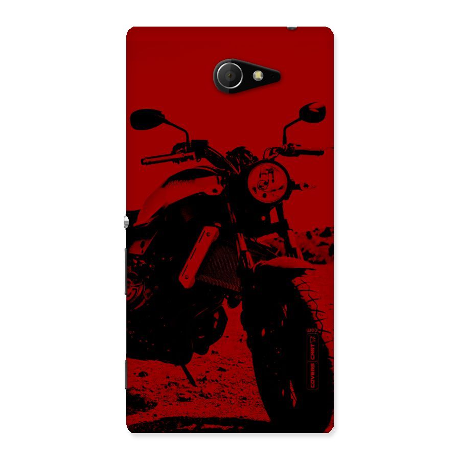 Stylish Ride Red Back Case for Sony Xperia M2
