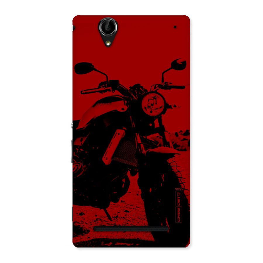Stylish Ride Red Back Case for Sony Xperia T2