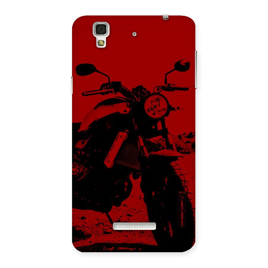 Stylish Ride Red Back Case for YU Yureka Plus