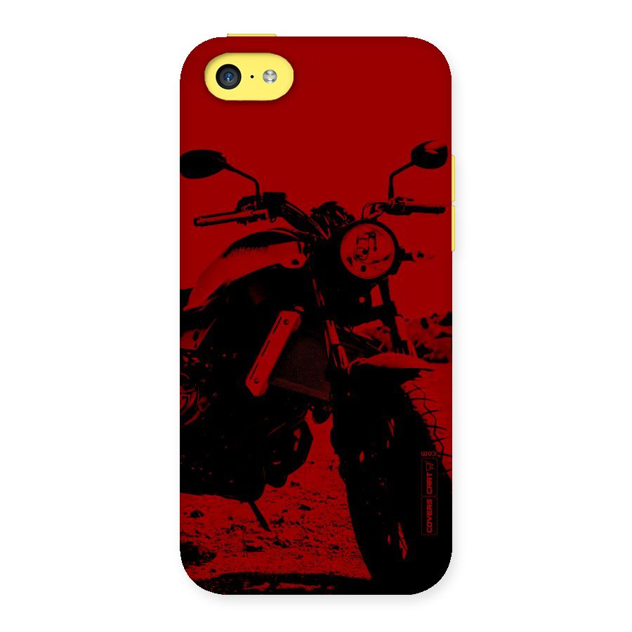 Stylish Ride Red Back Case for iPhone 5C