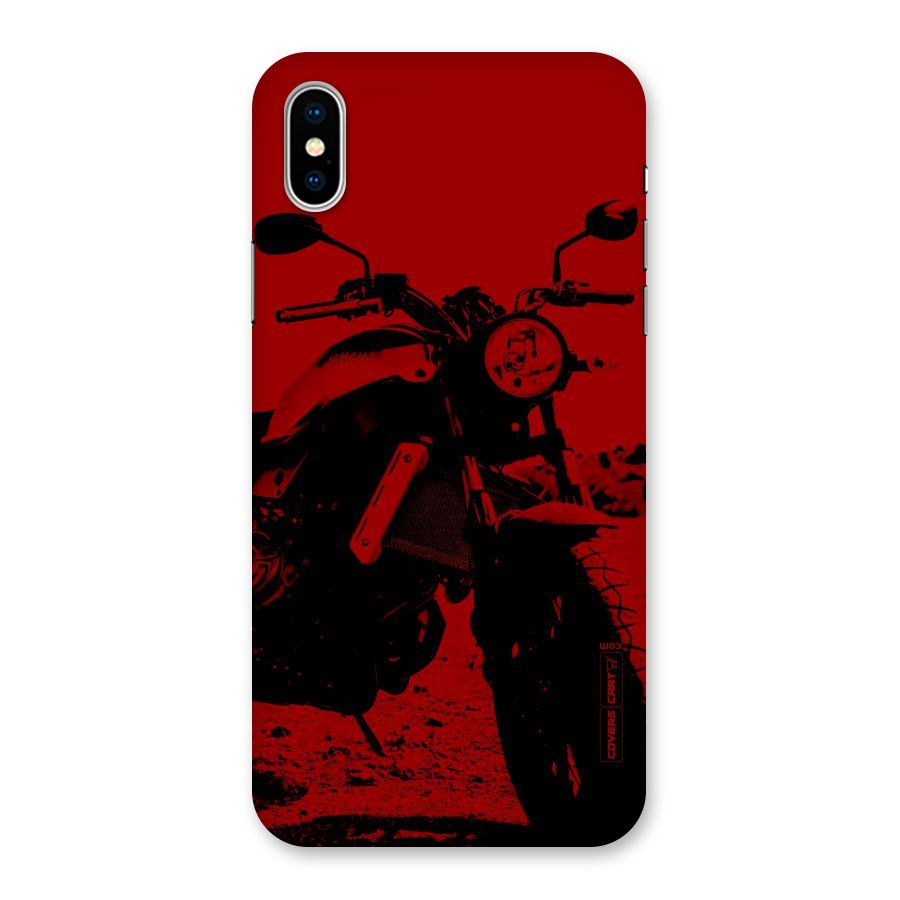 Stylish Ride Red Back Case for iPhone X