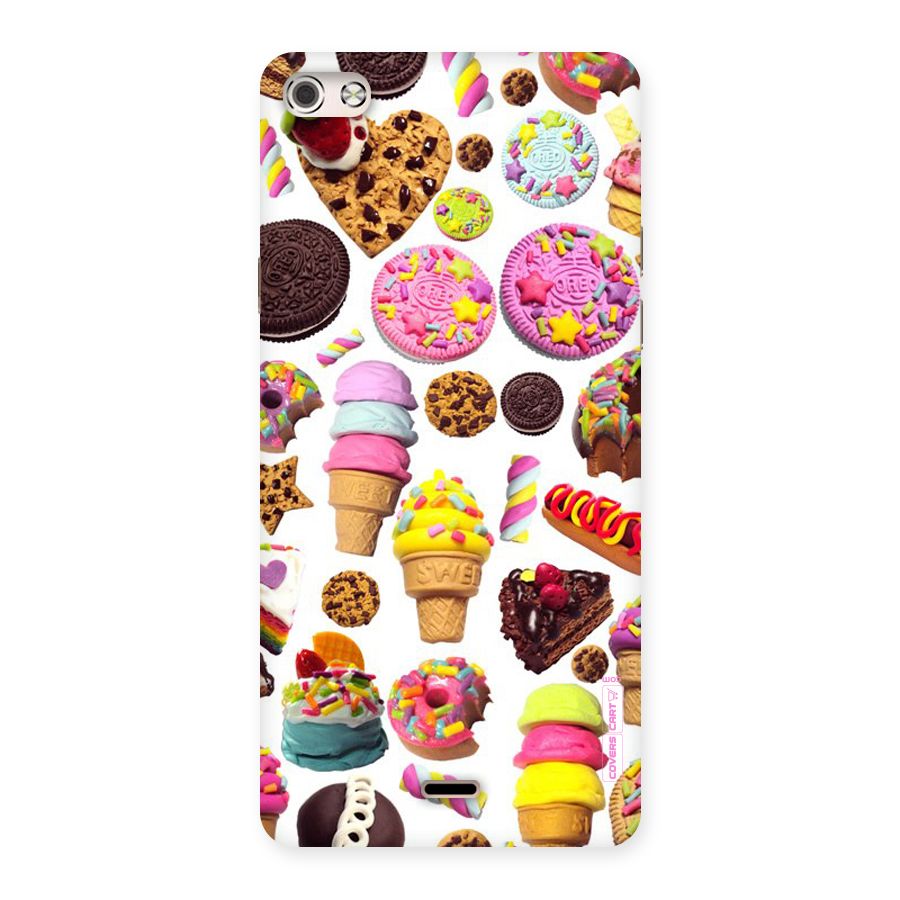 Sugar Rush Back Case for Micromax Canvas Silver 5