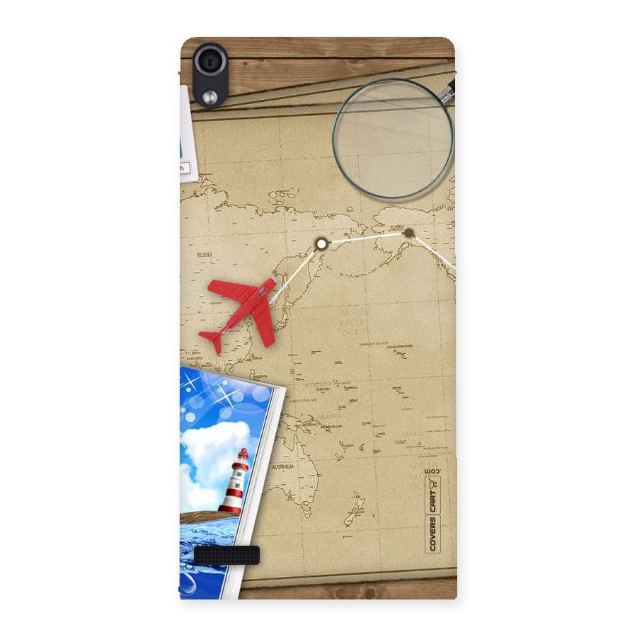 Summer Travel Back Case for Ascend P6
