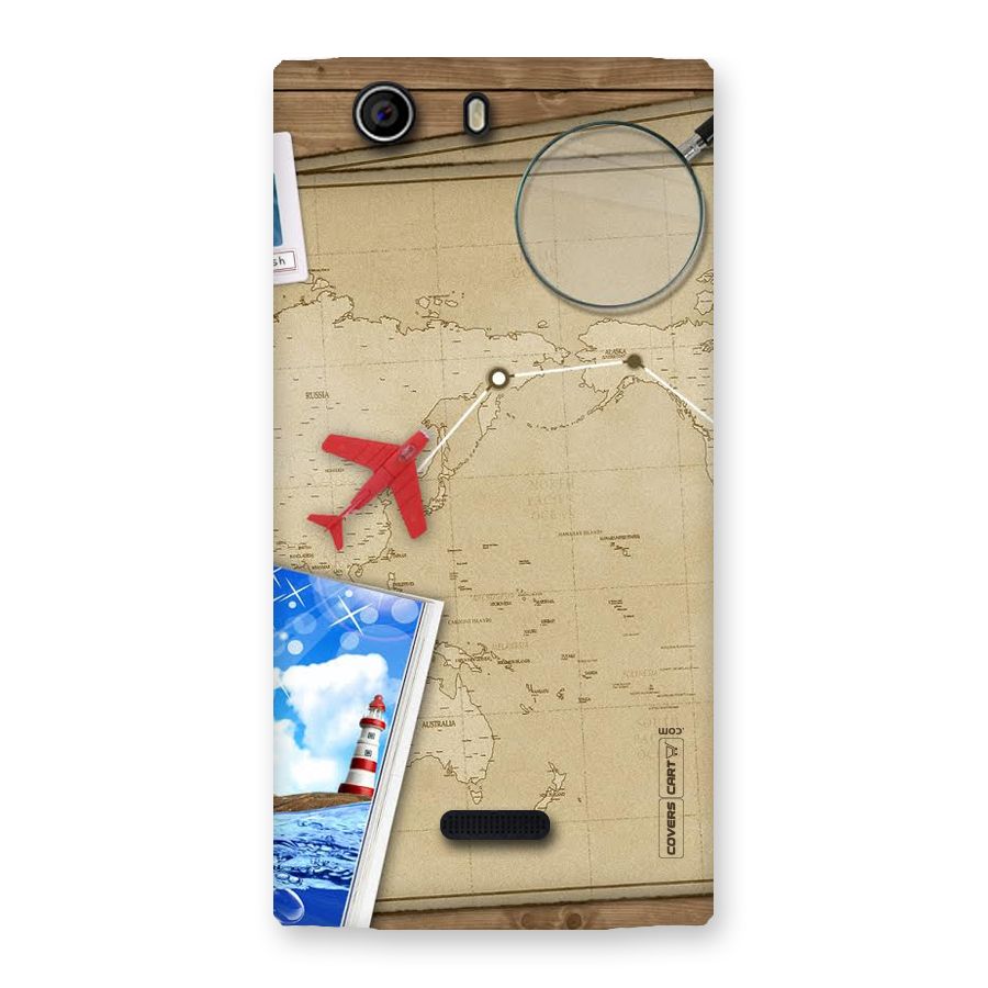 Summer Travel Back Case for Canvas Nitro 2 E311