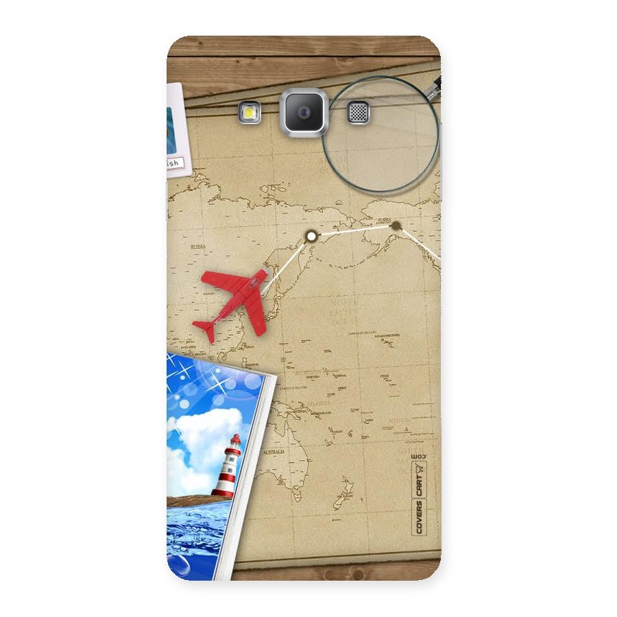 Summer Travel Back Case for Galaxy A7
