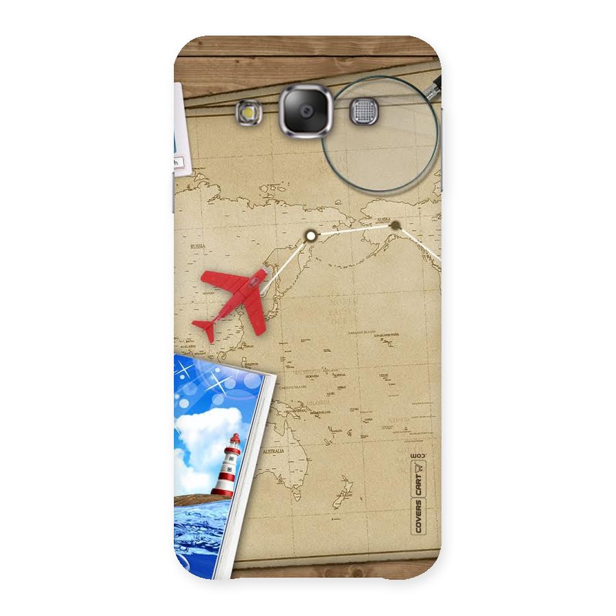 Summer Travel Back Case for Galaxy E7