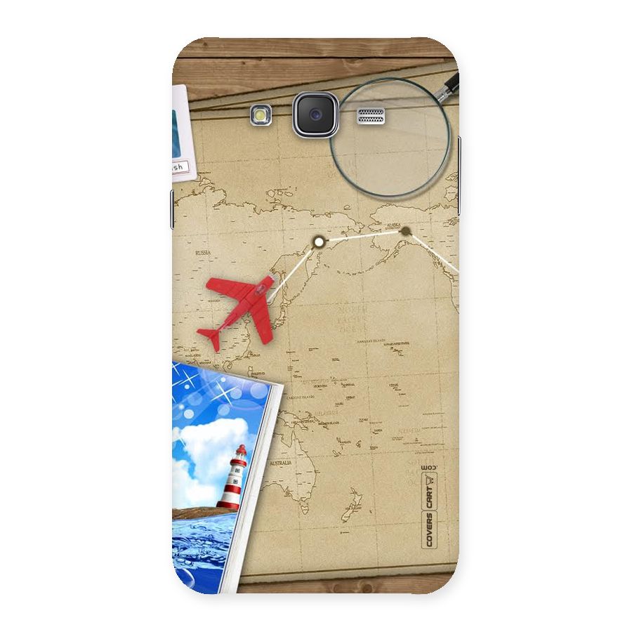 Summer Travel Back Case for Galaxy J7