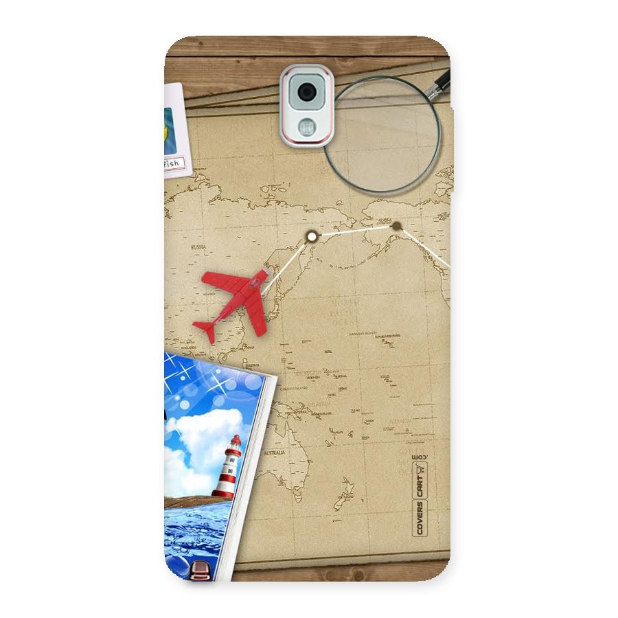 Summer Travel Back Case for Galaxy Note 3