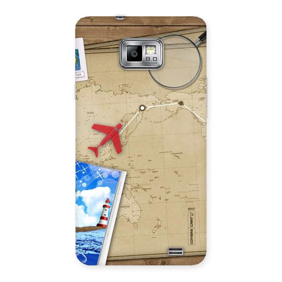 Summer Travel Back Case for Galaxy S2