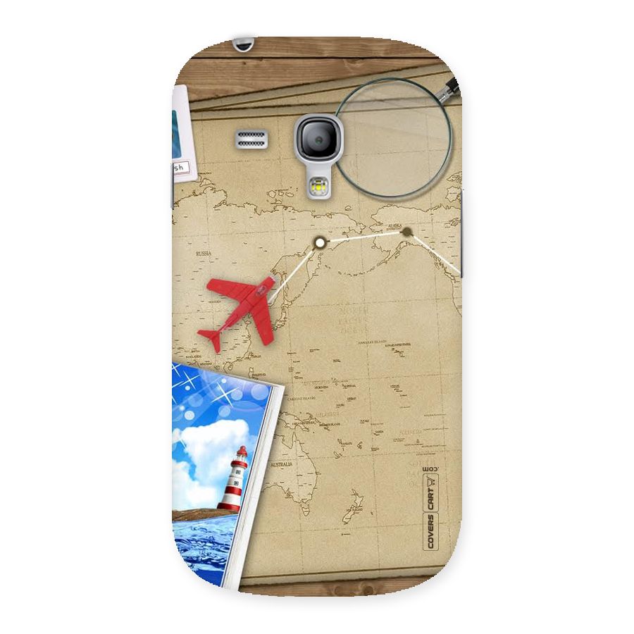 Summer Travel Back Case for Galaxy S3 Mini